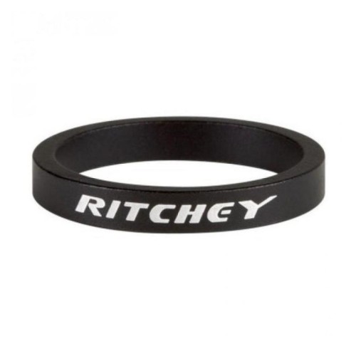 SPACER RITCHEY ALLOY 5MM BLACK  (UNIT)