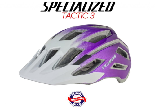 CAPACETE SPECIALIZED L TACTIC 3  WHT/PRP 