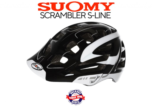 CAPACETE SUOMY M SCRAMBLER S-LINE BLK/WHT 
