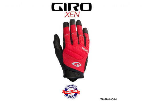 LUVA GIRO XEN M RED LONG FINGER - MASCULINO